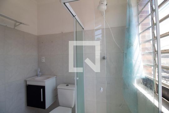 Banheiro de kitnet/studio para alugar com 1 quarto, 26m² em Santo Amaro, São Paulo