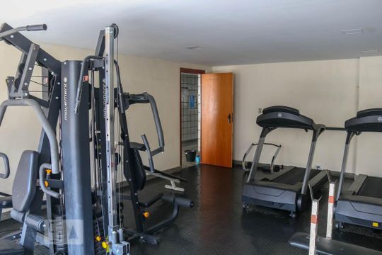Área comum - Academia de apartamento para alugar com 1 quarto, 40m² em Barro Preto, Belo Horizonte