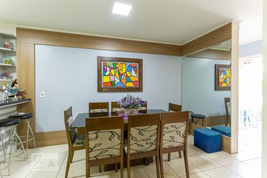 Sala de Jantar de casa de condomínio à venda com 3 quartos, 70m² em Igara, Canoas