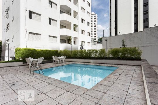 Piscina de apartamento para alugar com 2 quartos, 70m² em Moema, São Paulo