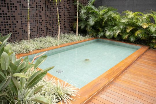 Área comum - Piscina de apartamento à venda com 1 quarto, 33m² em Pinheiros, São Paulo