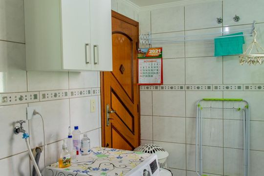 Área de Serviço de apartamento à venda com 3 quartos, 126m² em Vila Gilda, Santo André