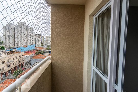 Varanda da Sala de apartamento à venda com 2 quartos, 48m² em Tatuapé, São Paulo