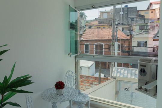 Varanda suíte de casa à venda com 3 quartos, 611m² em Moinho Velho, São Paulo