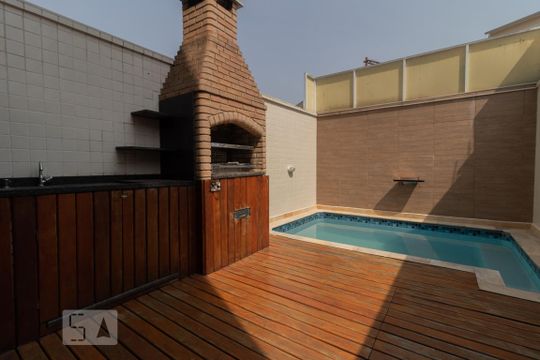 Área comum - Churrasqueira de casa à venda com 3 quartos, 611m² em Moinho Velho, São Paulo
