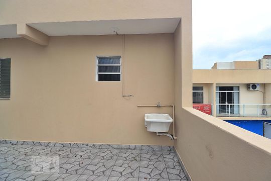 Área de Serviço de apartamento à venda com 3 quartos, 91m² em Vila Humaitá, Santo André