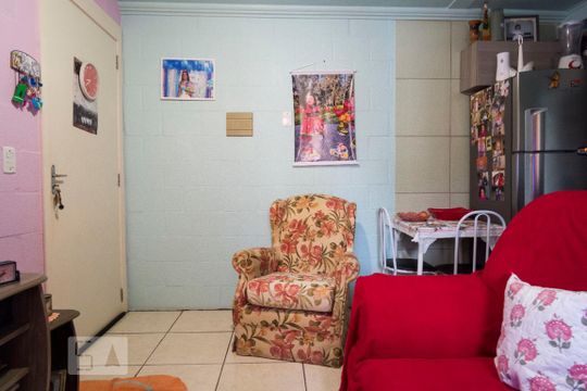 Sala de apartamento à venda com 2 quartos, 43m² em Campo Novo, Porto Alegre