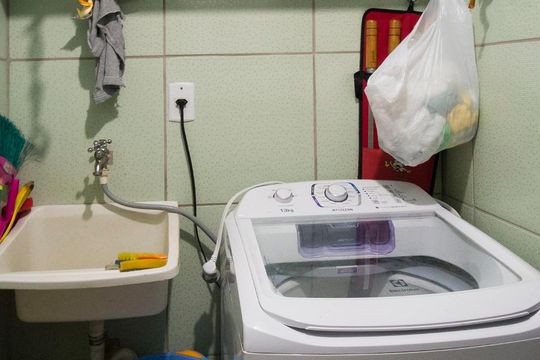 Área de Serviço de apartamento à venda com 2 quartos, 43m² em Campo Novo, Porto Alegre
