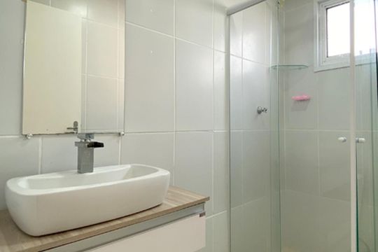 Banheiro de apartamento para alugar com 2 quartos, 62m² em Jardim Sao Carlos, Sorocaba