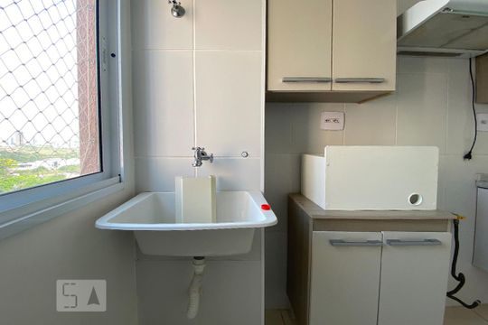 Área de Serviço de apartamento para alugar com 2 quartos, 62m² em Jardim Sao Carlos, Sorocaba