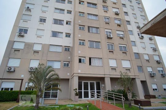 Fachada do bloco de apartamento para alugar com 2 quartos, 50m² em Humaitá, Porto Alegre