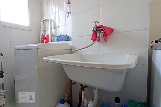 Detalhe área de serviço - Tanque de apartamento à venda com 2 quartos, 51m² em Vila São João, Barueri