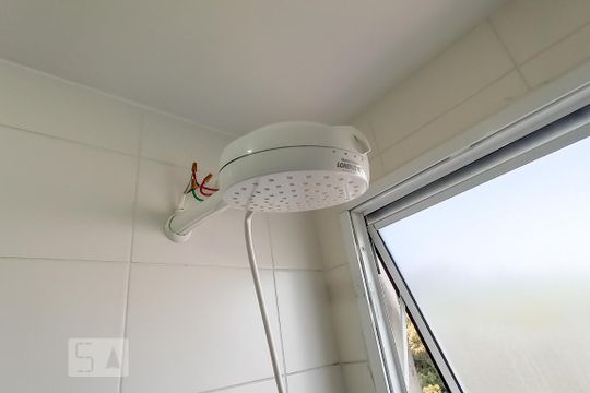 Detalhe banheiro - Chuveiro de apartamento à venda com 2 quartos, 51m² em Vila São João, Barueri