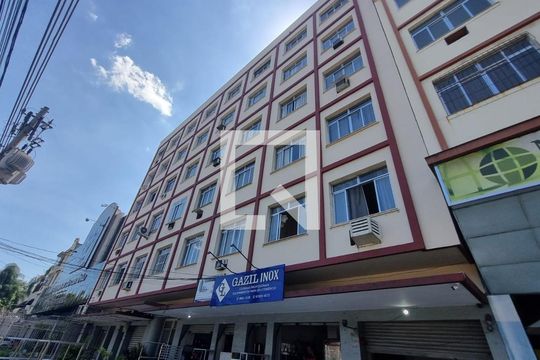 Fachada de apartamento para alugar com 1 quarto, 28m² em São Cristóvão, Rio de Janeiro