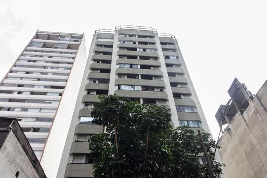Fachada de apartamento à venda com 1 quarto, 60m² em Bela Vista, São Paulo