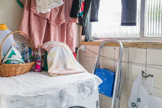 Area de serviço de apartamento à venda com 2 quartos, 55m² em Petrópolis, Porto Alegre