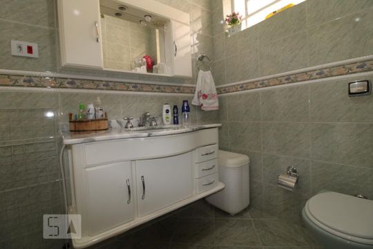 Banheiro da Suíte de casa à venda com 3 quartos, 172m² em Campo Belo, São Paulo