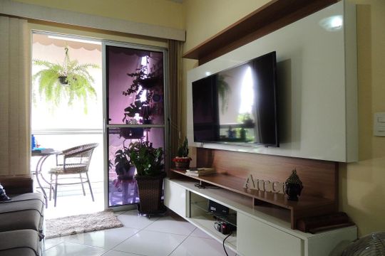Sala  de apartamento à venda com 2 quartos, 70m² em Taquara, Rio de Janeiro