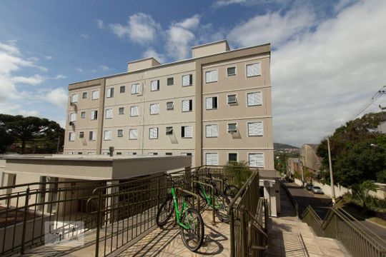 Fachada de apartamento à venda com 2 quartos, 40m² em Vila Nova, Porto Alegre