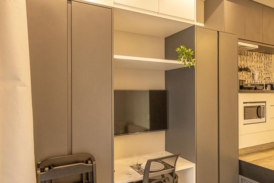 Sala de kitnet/studio à venda com 1 quarto, 25m² em Perdizes, São Paulo