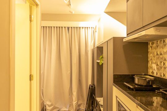 Cozinha de kitnet/studio à venda com 1 quarto, 25m² em Perdizes, São Paulo