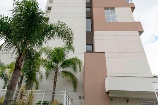 Fachada de kitnet/studio para alugar com 1 quarto, 38m² em Brooklin Paulista, São Paulo