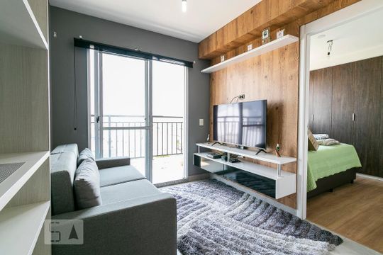 Sala de apartamento para alugar com 1 quarto, 36m² em Brás, São Paulo