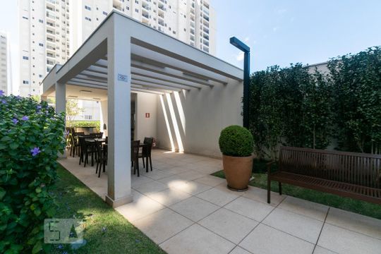 Área comum - Churrasqueira de apartamento para alugar com 1 quarto, 36m² em Brás, São Paulo