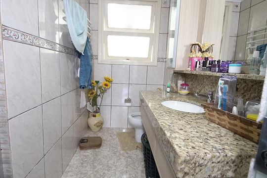 Banheiro de apartamento à venda com 3 quartos, 110m² em Pátria Nova, Novo Hamburgo