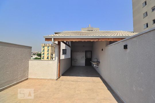Cobertura - Área externa de apartamento à venda com 2 quartos, 120m² em Vila Lea, Santo André