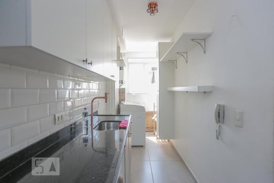 Cozinha de apartamento à venda com 2 quartos, 55m² em São Cristóvão, Rio de Janeiro