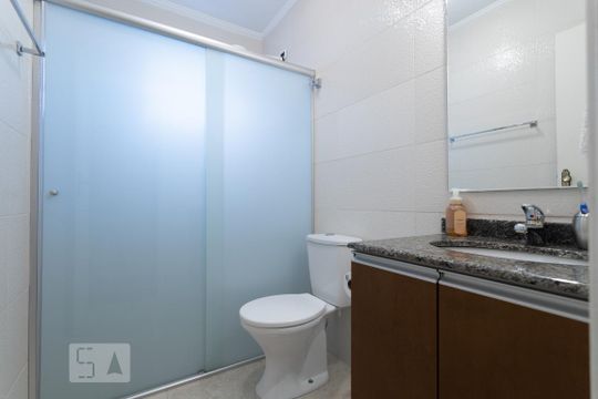 Banheiro da Suíte de casa à venda com 3 quartos, 120m² em Vila Graciosa, São Paulo