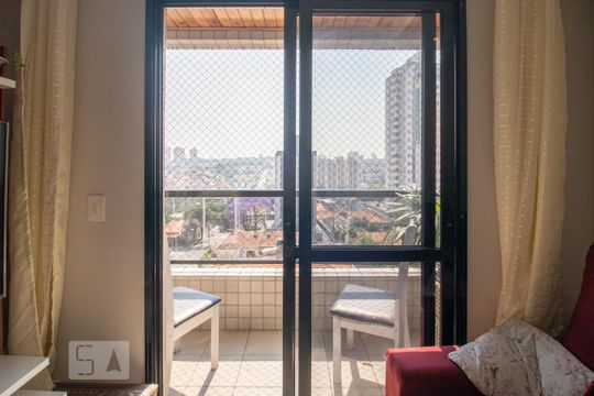 Varanda da Sala de apartamento à venda com 2 quartos, 70m² em Baeta Neves, São Bernardo do Campo
