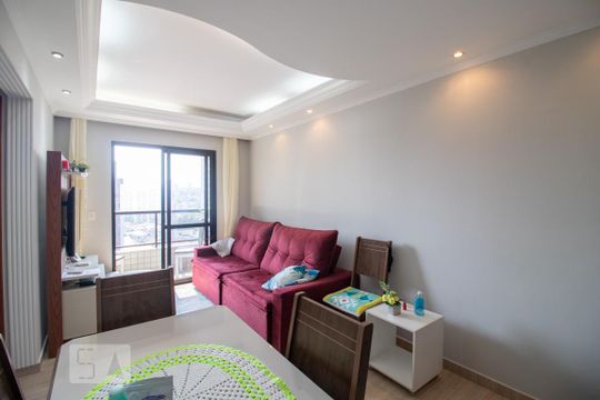 Sala de apartamento à venda com 2 quartos, 70m² em Baeta Neves, São Bernardo do Campo