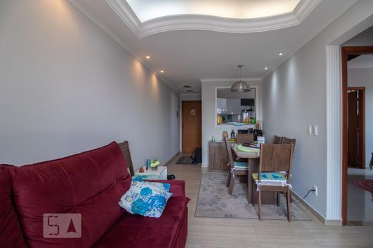 Sala de apartamento à venda com 2 quartos, 70m² em Baeta Neves, São Bernardo do Campo