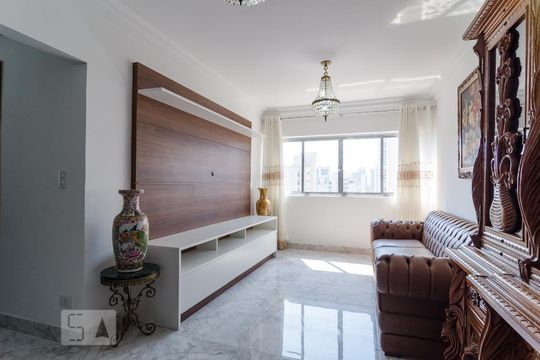 Sala de apartamento para alugar com 3 quartos, 96m² em Vila Clementino, São Paulo