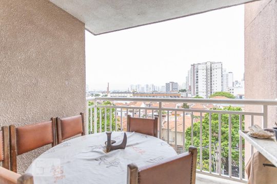 Varanda Sala de apartamento à venda com 2 quartos, 62m² em Lapa, São Paulo