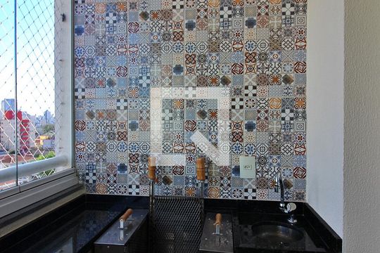 Sacada Sala de apartamento à venda com 2 quartos, 53m² em Baeta Neves, São Bernardo do Campo