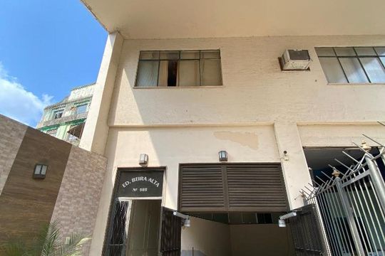 Fachada de apartamento à venda com 1 quarto, 40m² em Estácio, Rio de Janeiro