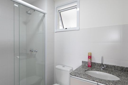 Banheiro Social de apartamento à venda com 3 quartos, 65m² em Catumbi, São Paulo
