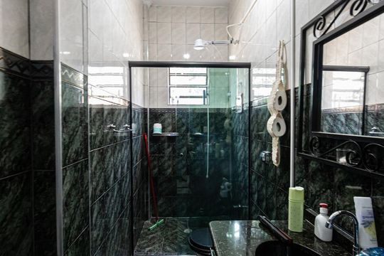 Banheiro Social de casa para alugar com 1 quarto, 100m² em Vila Nova Manchester, São Paulo