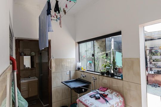 Área de Serviço de casa para alugar com 1 quarto, 100m² em Vila Nova Manchester, São Paulo