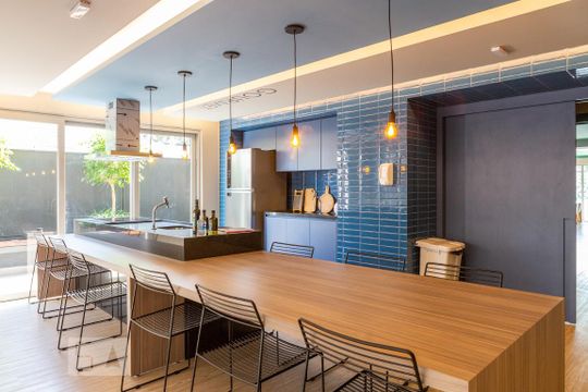 Área Comum - Espaço Gourmet de kitnet/studio para alugar com 1 quarto, 49m² em Pompeia, São Paulo
