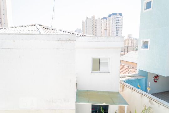 Vista da Varanda da Suíte 1 de casa de condomínio à venda com 2 quartos, 109m² em Vila Alzira, Santo André