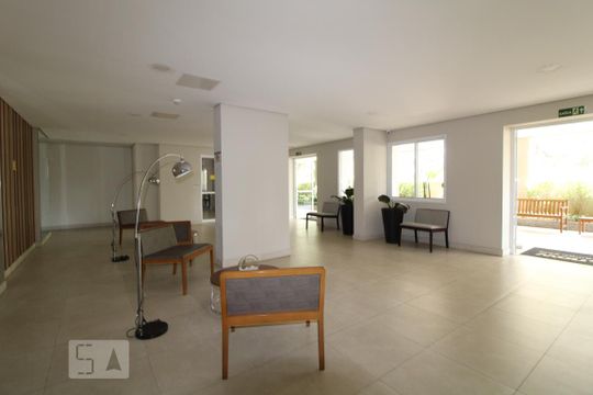 Hall social de apartamento para alugar com 1 quarto, 35m² em Campo Belo, São Paulo