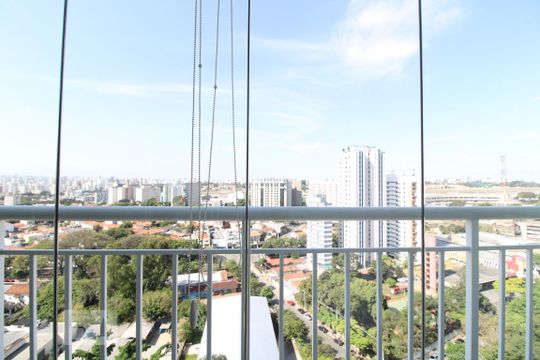Vista da Varanda de apartamento para alugar com 1 quarto, 35m² em Campo Belo, São Paulo