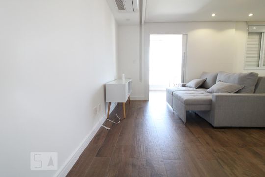 Sala de apartamento para alugar com 1 quarto, 35m² em Campo Belo, São Paulo