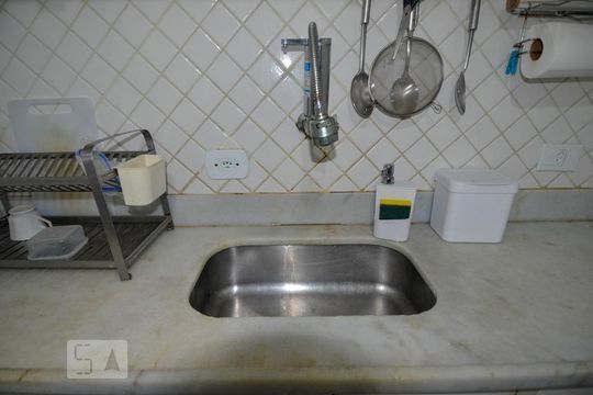 Cozinha de apartamento para alugar com 3 quartos, 90m² em Copacabana, Rio de Janeiro