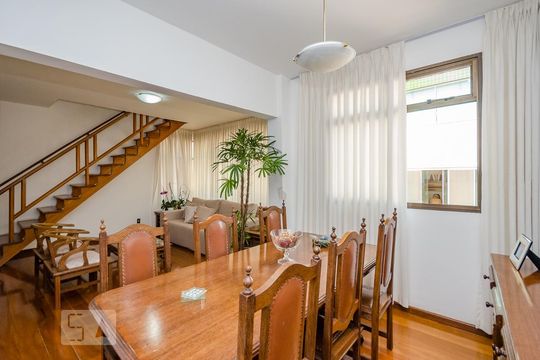 Sala de apartamento à venda com 4 quartos, 250m² em Buritis, Belo Horizonte
