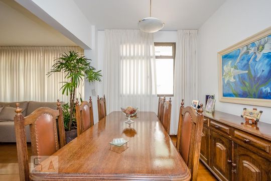 Sala de apartamento à venda com 4 quartos, 250m² em Buritis, Belo Horizonte